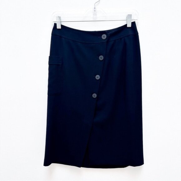 Dresses & Skirts - Vintage DKNY Wool Button Front Skirt